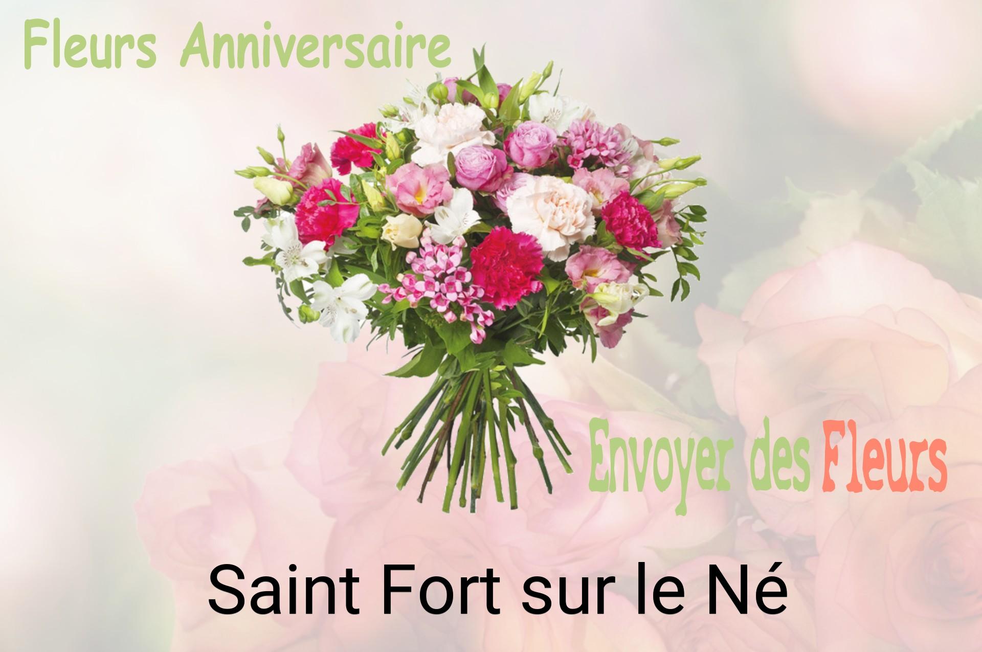 Bouquet de fleurs d’anniversaire livré à Saint-Fort-sur-le-Né